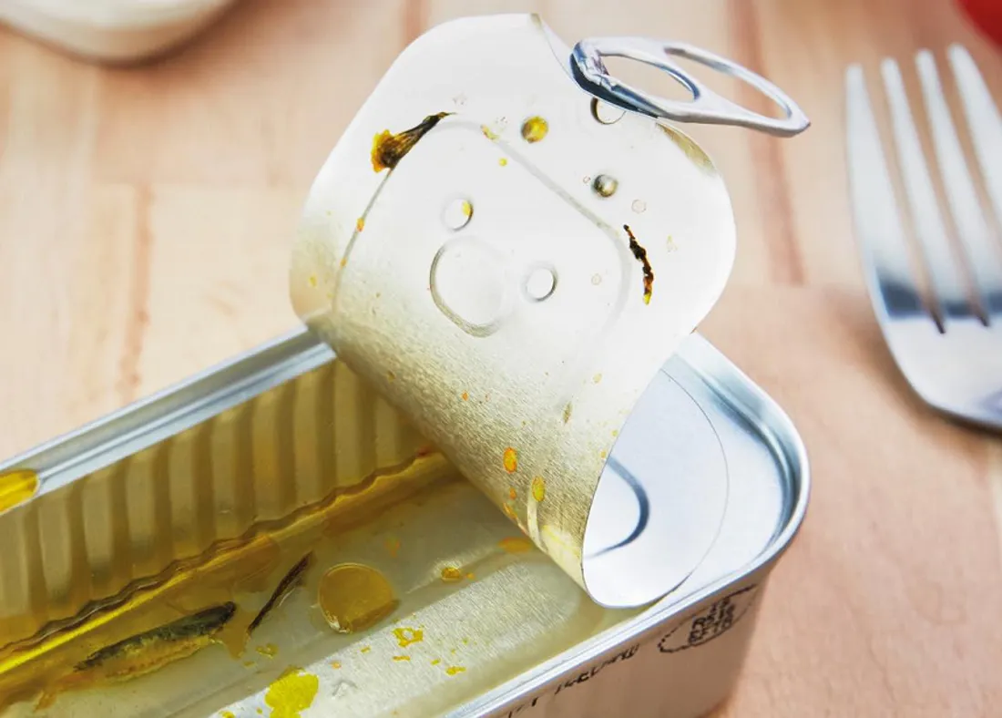 Boîte de conserve à recycler