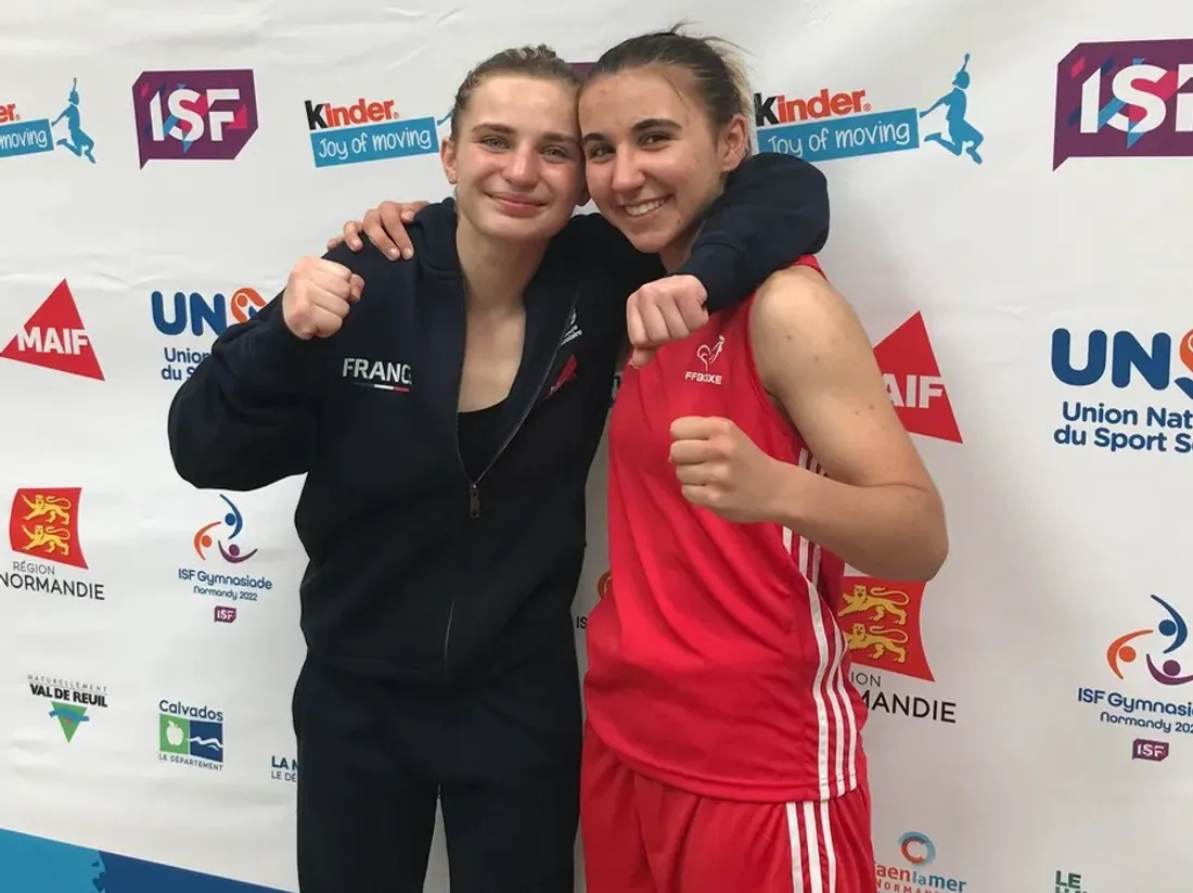 Deux boxeuses normandes visent l'or sur la Gymnasiade 2022