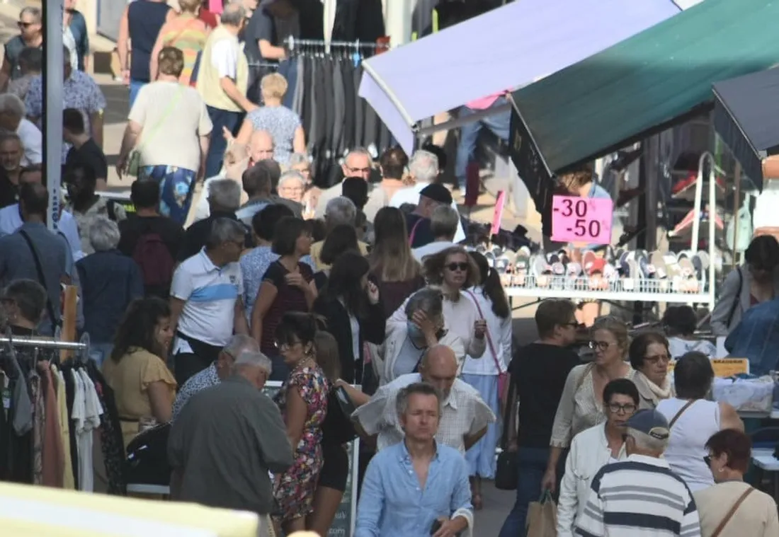 Jour de braderie à Nogent-le-Rotrou