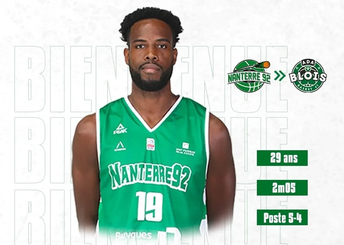 Après une pige convaincante à Nanterre, Bruno Cingala-Mata intègre l'ADA Blois Basket.