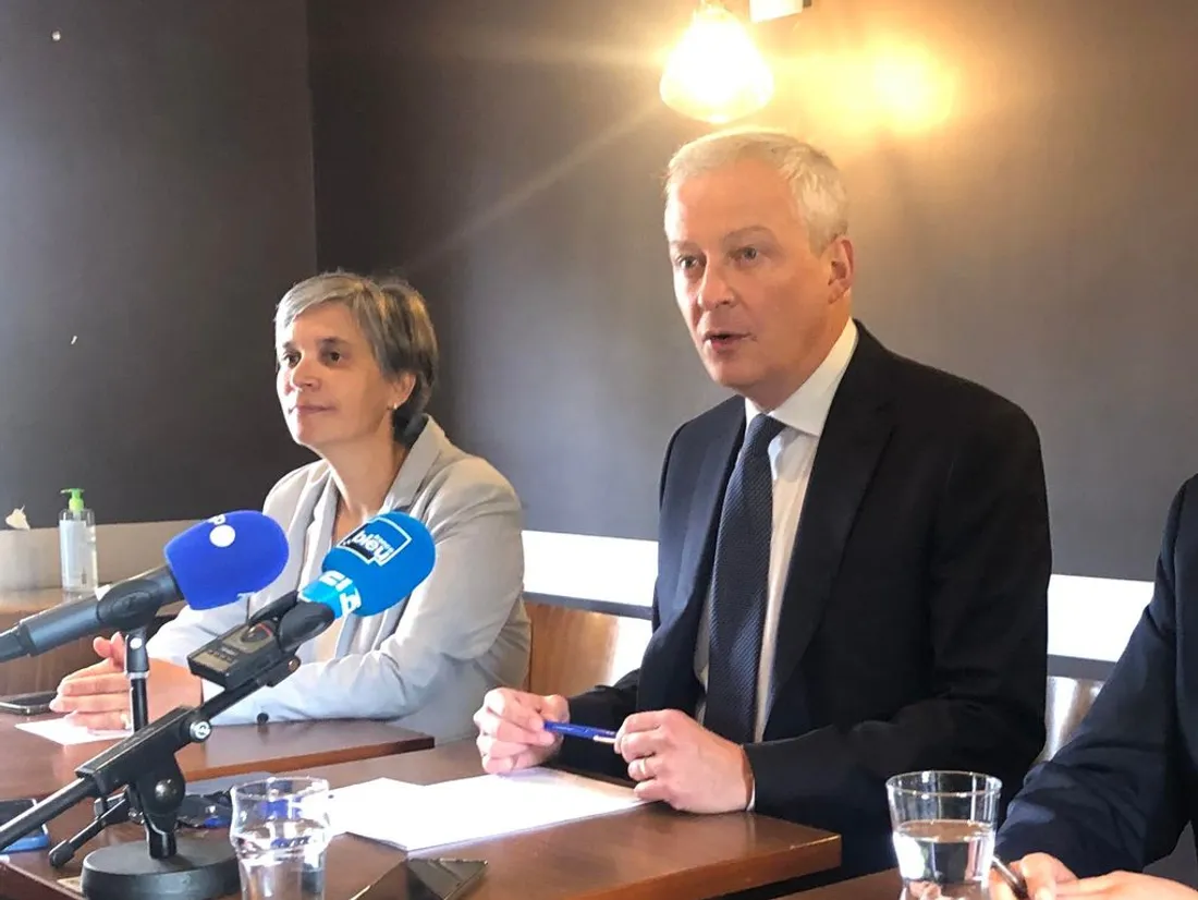 Bruno Le Maire et Séverine Gipson
