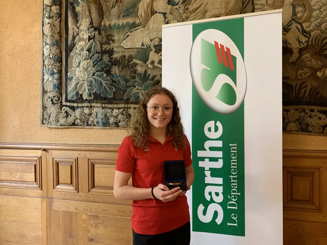 La Mancelle Candy Brière-Vétillard, championne de tumbling, devient ambassadrice de la Sarthe