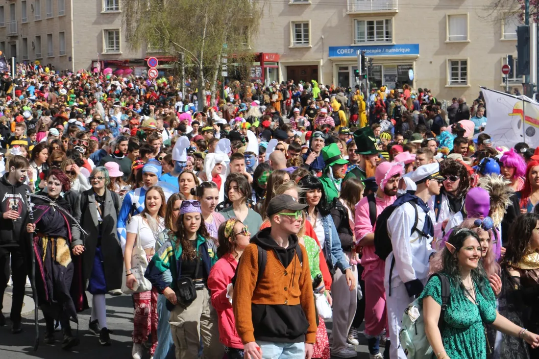 A Caen, le carnaval étudiant
