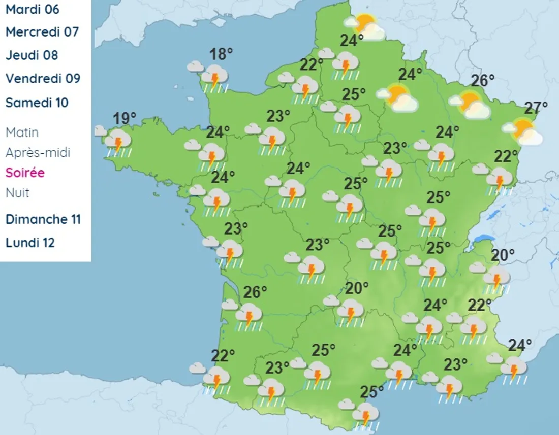 Carte Météo France