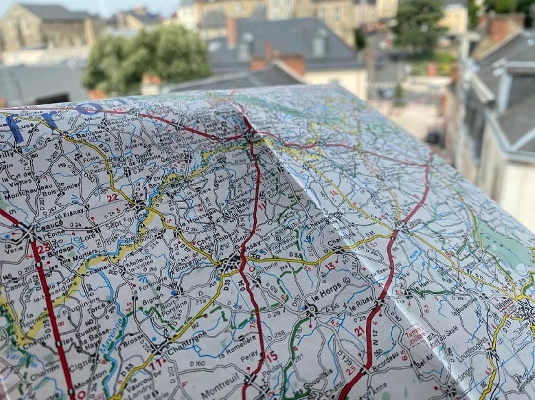 Une carte routière. Si, si.