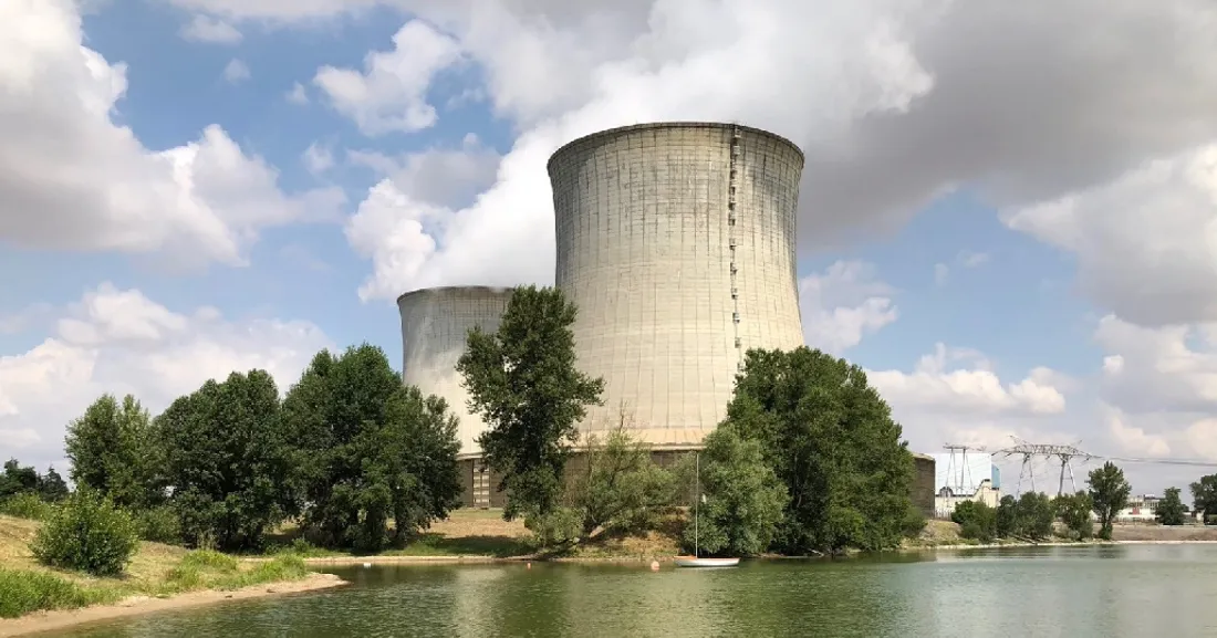 A Saint-Laurent-Nouan, la centrale nucléaire