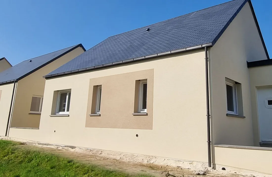 Maison fraîchement terminée