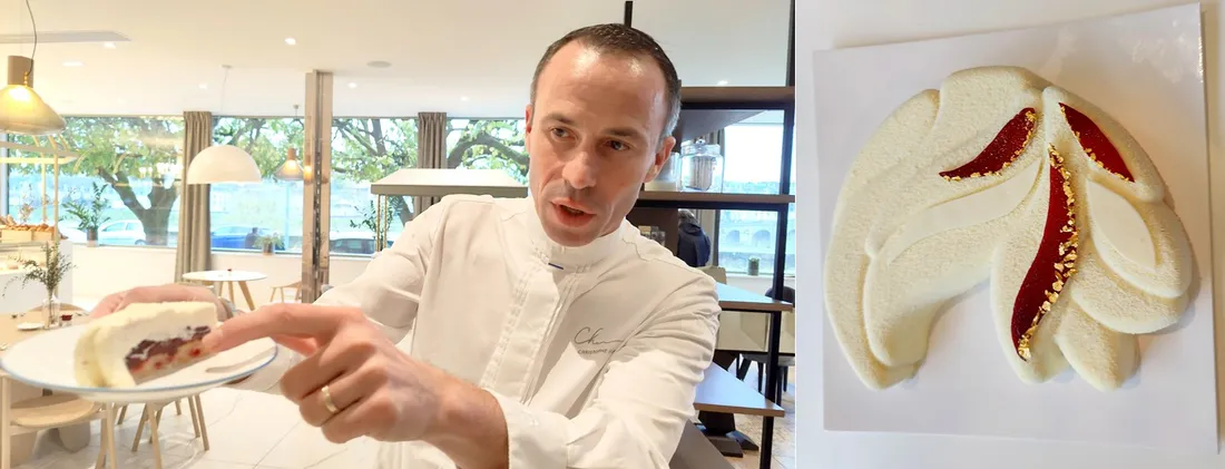 Avec "Promenade à Chambord", Christophe Hay présente sa version de la bûche de Noël.