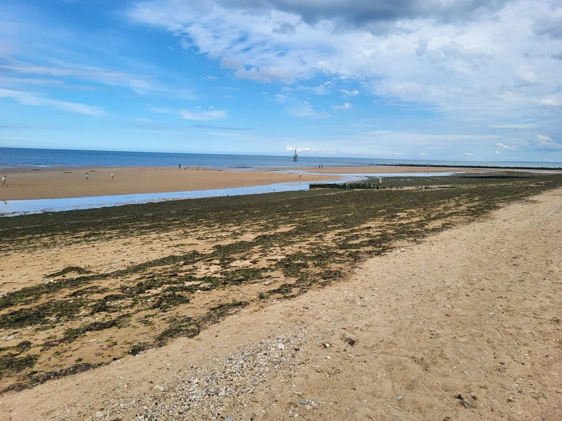 La plage de Courseulles-sur-Mer