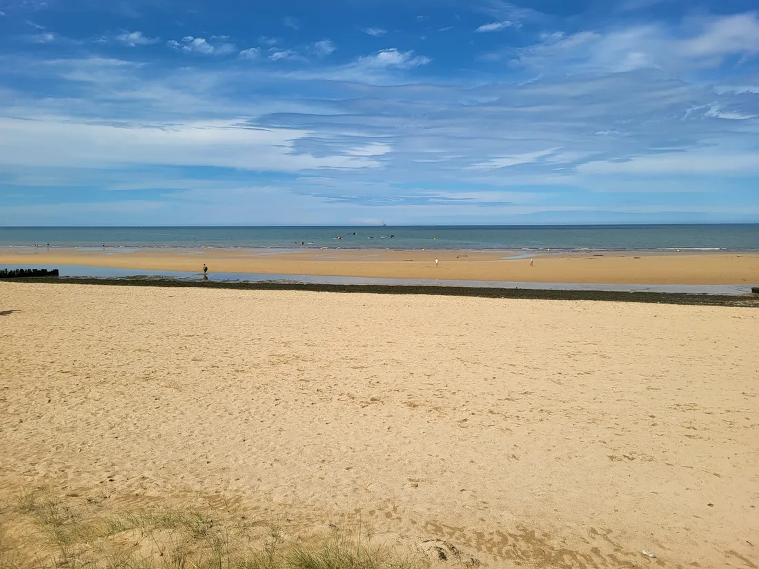 La plage de Courseulles-sur-Mer