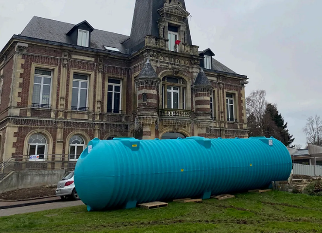 A Bois-Guillaume, une cuve à eaux pluviales