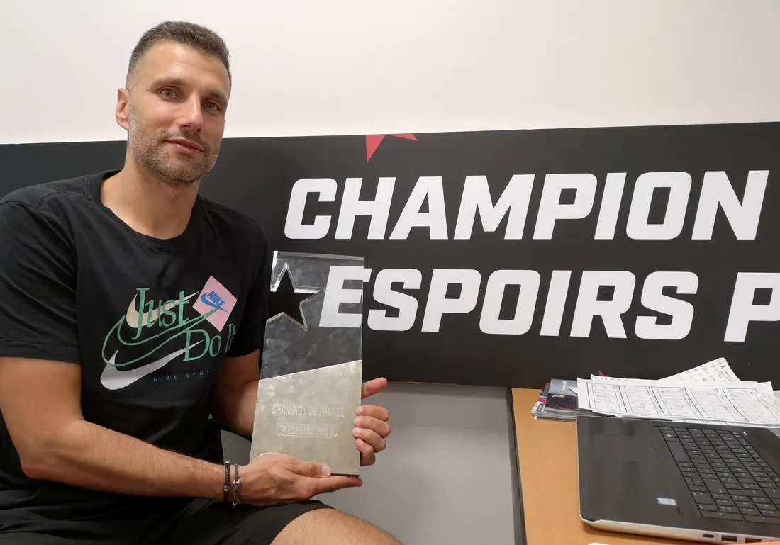 David Morabito avait été l'artisan du titre de champion Espoirs Pro B en 2022.