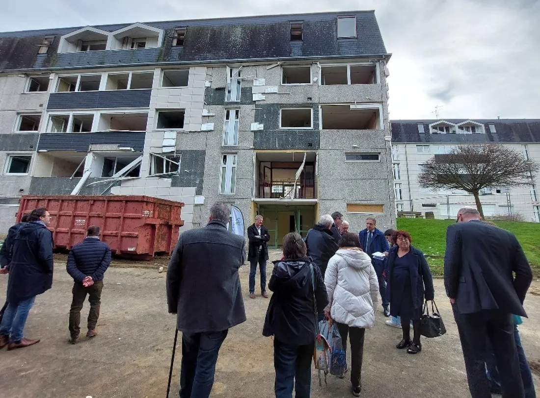 Démolition à Coulaines