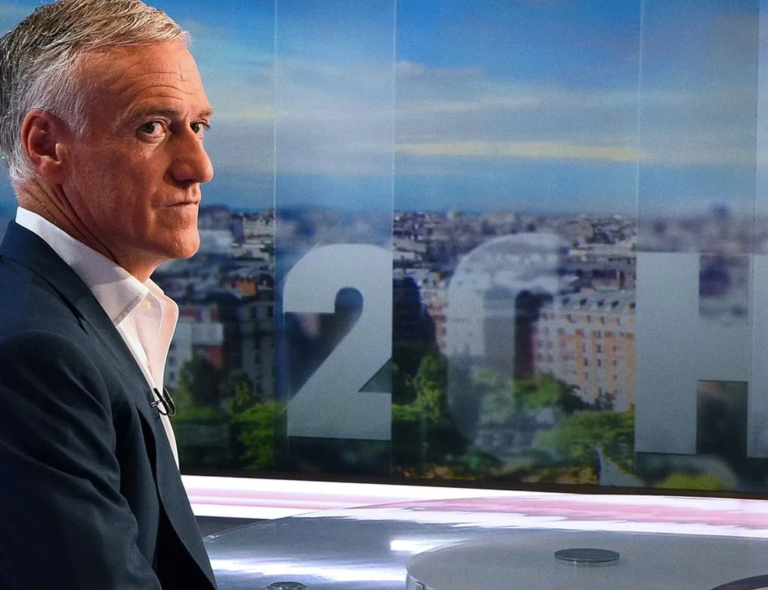 Didier Deschamps sur le plateau de TF1