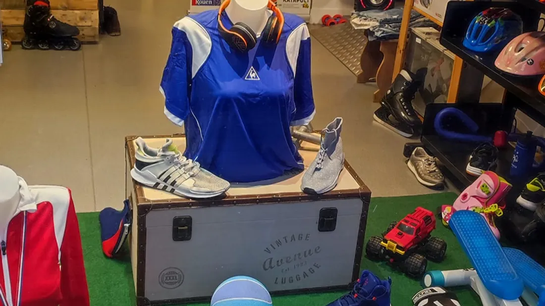 La boutique éphémère qu'avait ouvert l'association début 2024 à Rouen