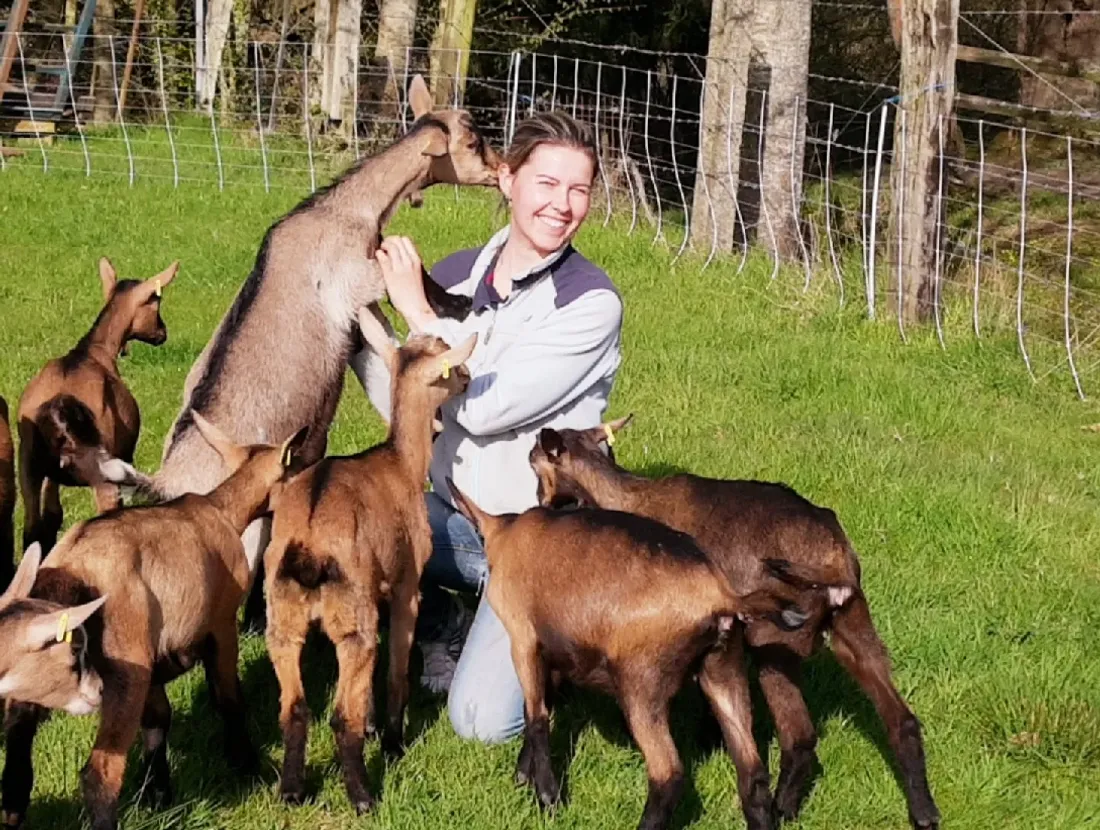 Emilie Maquaire, de La Ferme de la Chevrière