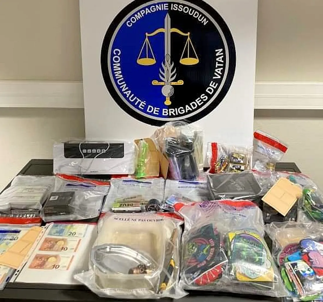 Des saisies et des interpellations ont été réalisées le 19 décembre entre Gièvres, Déols et Chabris.