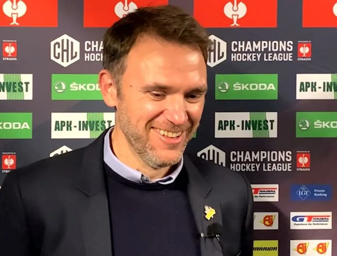 Fabrice Lhenry, entraîneur des Dragons de Rouen