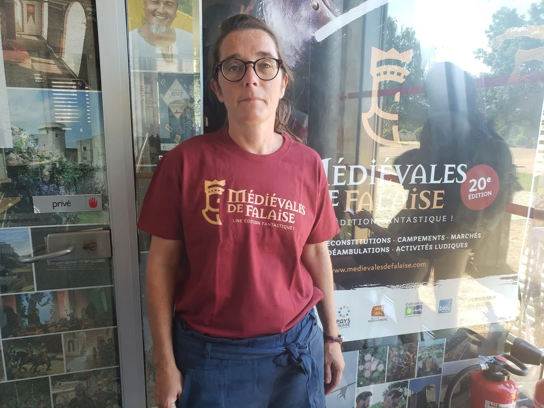 Charlotte Lapiche, responsable du château Guillaume Le Conquérant