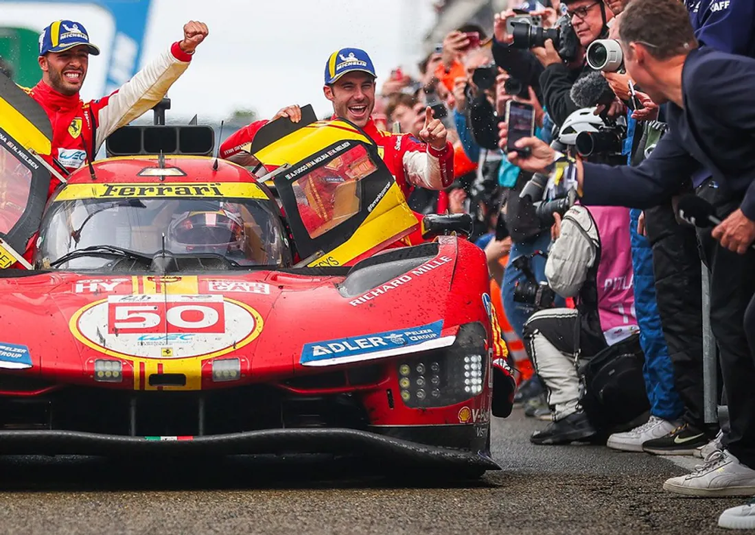 Victorieuse des 24 Heures du Mans en 2024, la Ferrari numéro 50