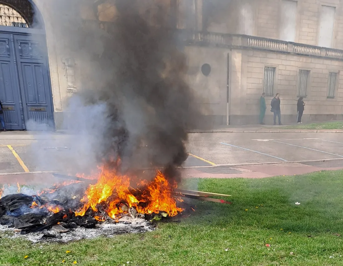 Manifestation à Caen