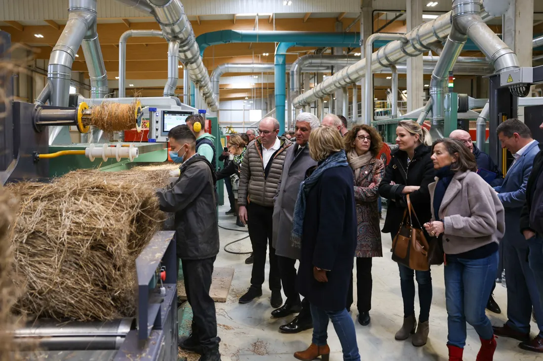 Visite d'Hervé Morin