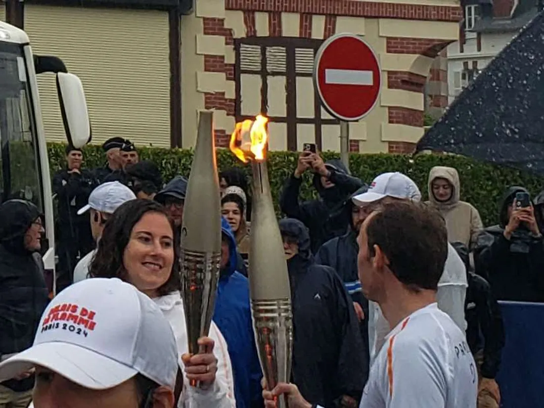 La flamme olympique