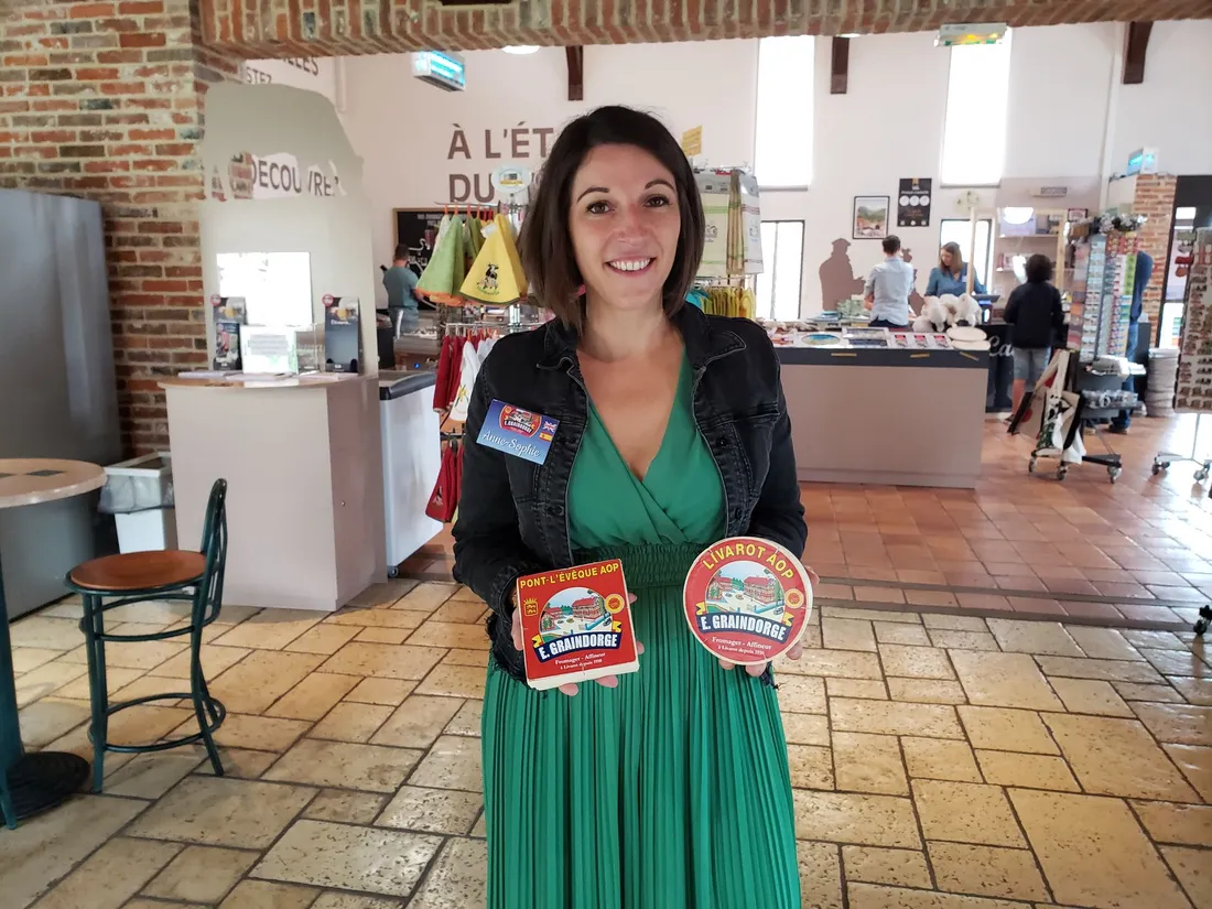 Anne-Sophie Renault, responsable du village fromager Graindorge