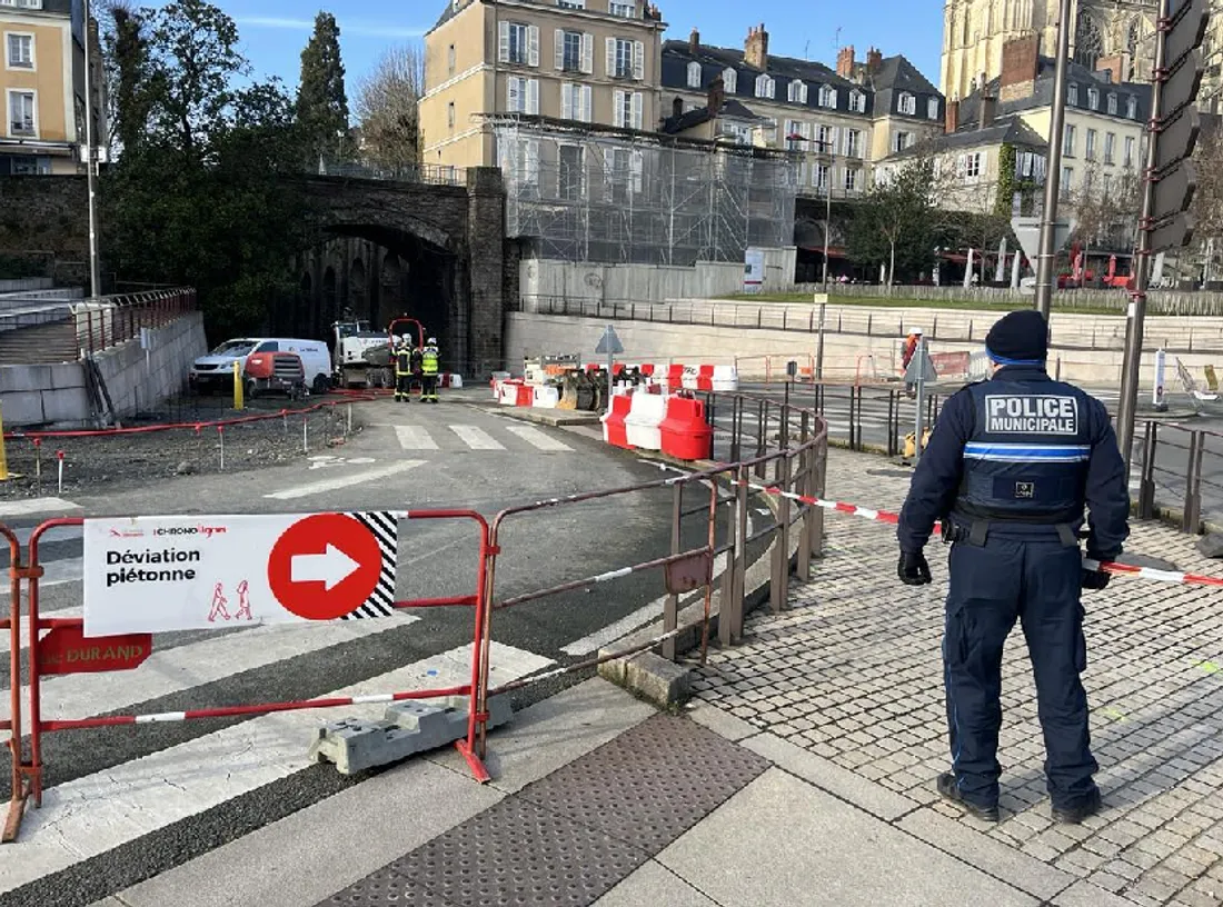 Fuite de gaz sous le tunnel des Jacobins