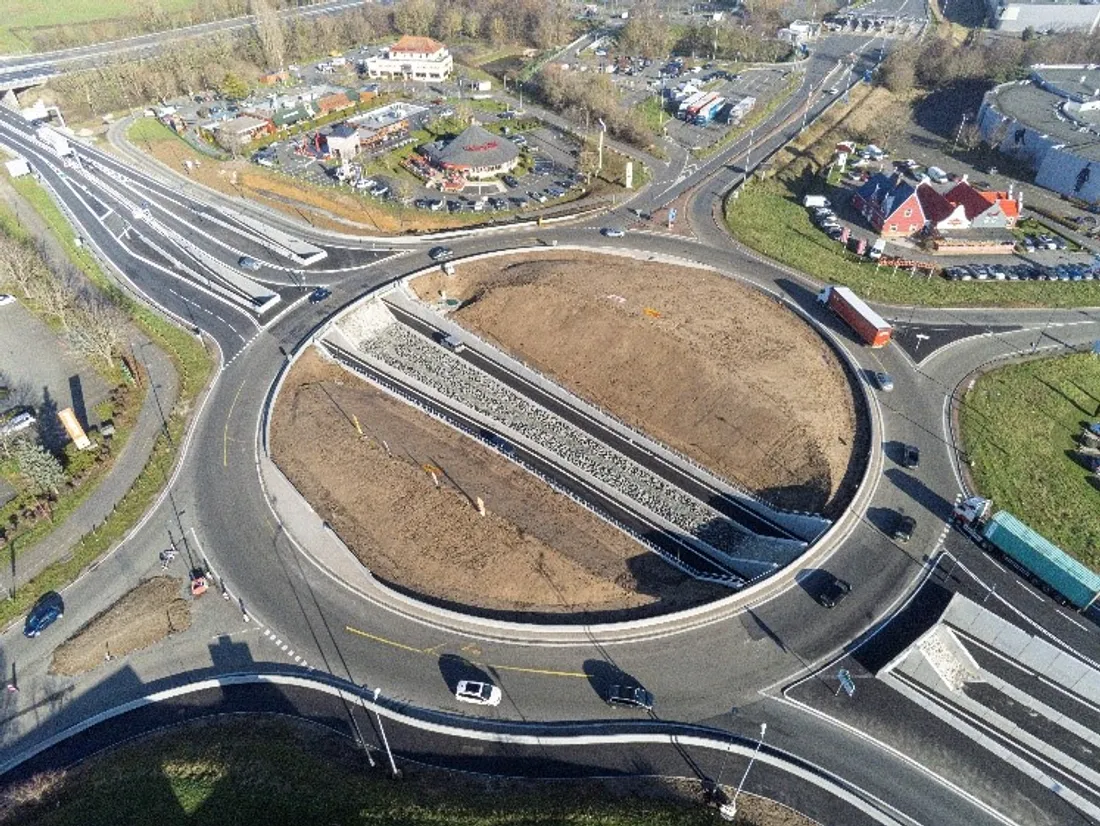 Aux portes du Mans, le giratoire de l'Océane