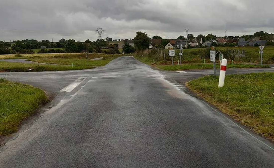 Urville, avant les travaux du giratoire