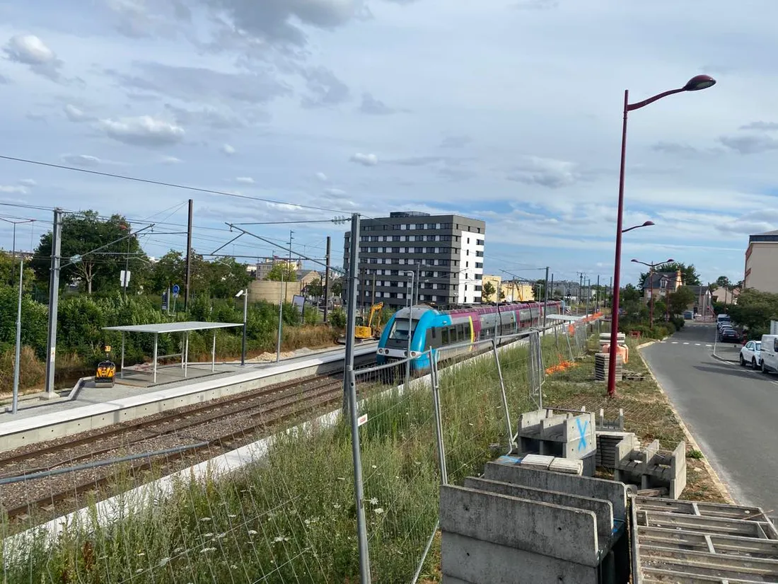 La halte mancelle à hauteur de l'hôpital