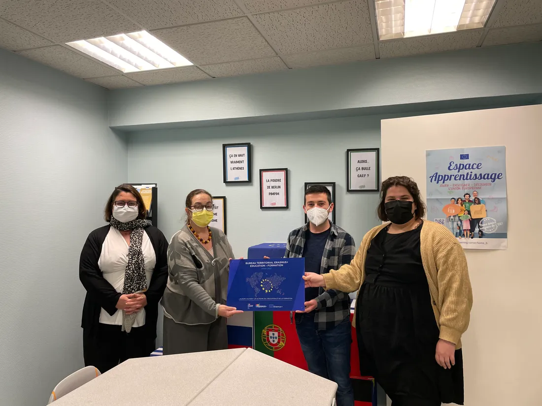 Au Mans, la Maison de l'Europe fait la promotion du dispositif Eramus+