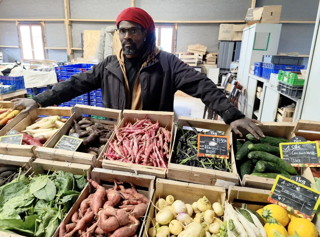 Ary Régent cultive 70 variétés de légumes en périphérie immédiate de Blois.