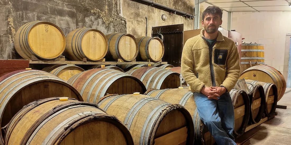 Simon Tessier a repris l'exploitation familiale à Cheverny en 2020.