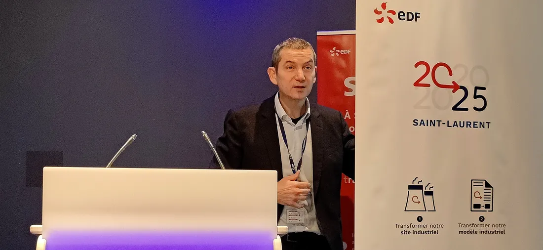 Nicolas André, directeur de la Centrale de Saint-Laurent-des-Eaux.