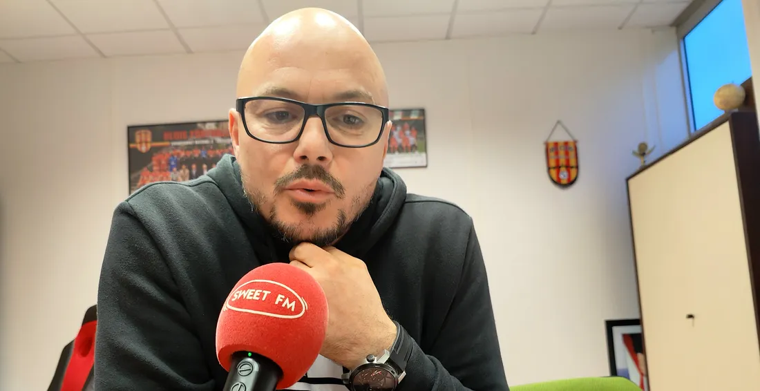 Sébastien Lemsen, entraîneur des U18 du Blois Foot 41.