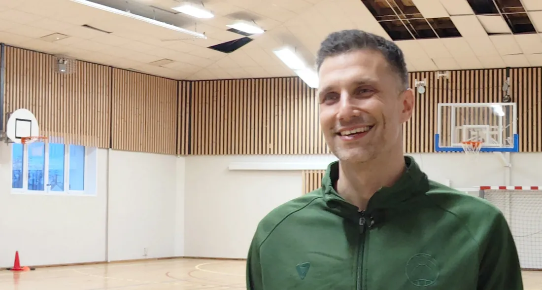 David Morabito à la reprise de l'entraînement