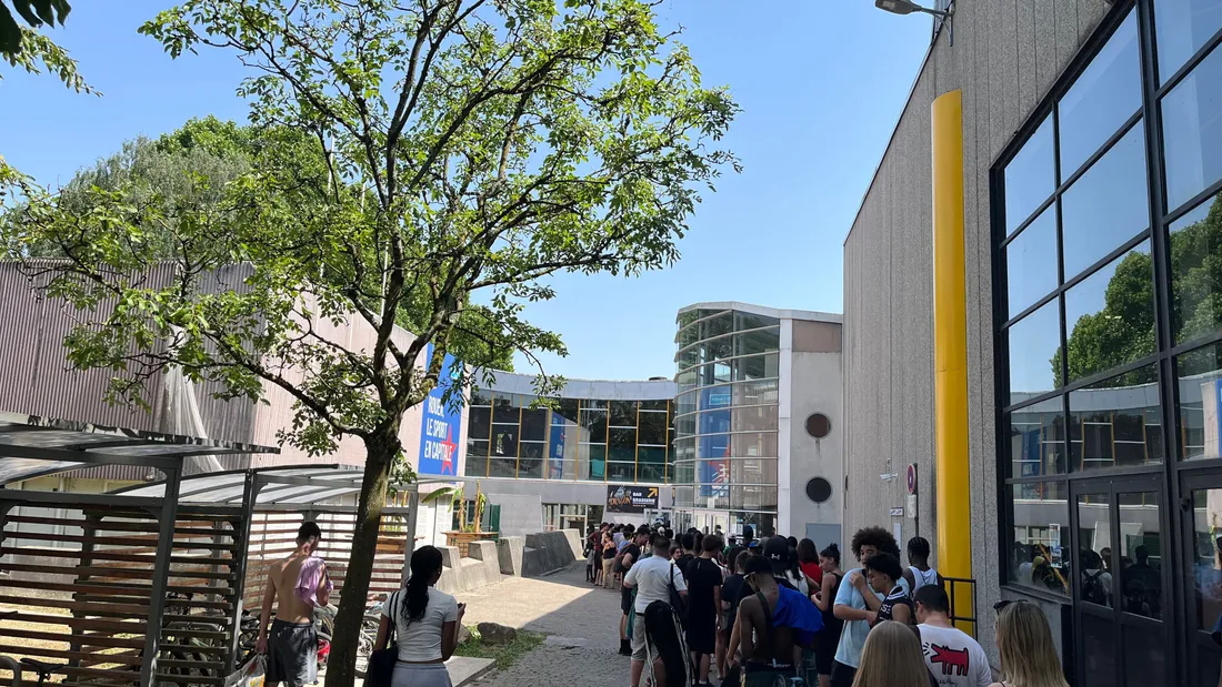 File d'attente piscine