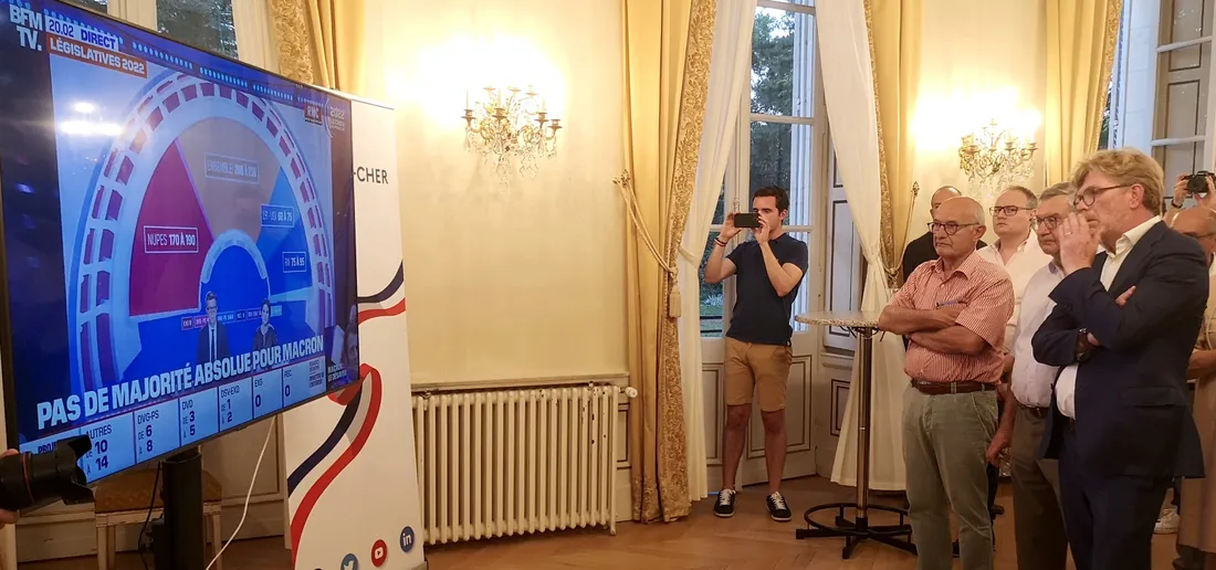 Le ministre Marc Fesneau a découvert les résultats nationaux de Blois.