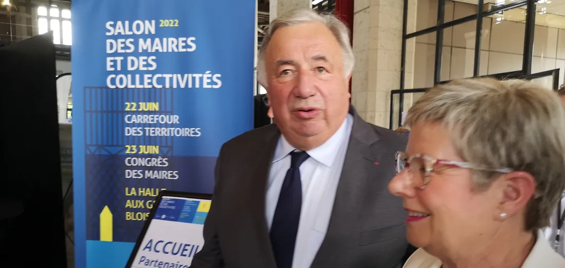 Gérard Larcher en visite sur le 63ème congrès des Maires de Loir-et-Cher.