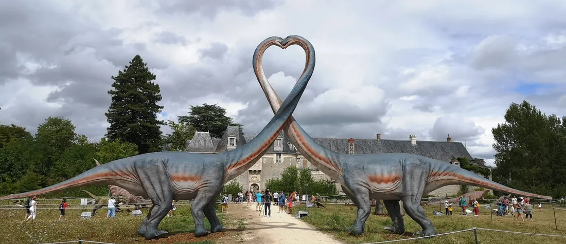 Les dinosaures resteront visibles dans les prochaines semaines à Selles-sur-Cher.