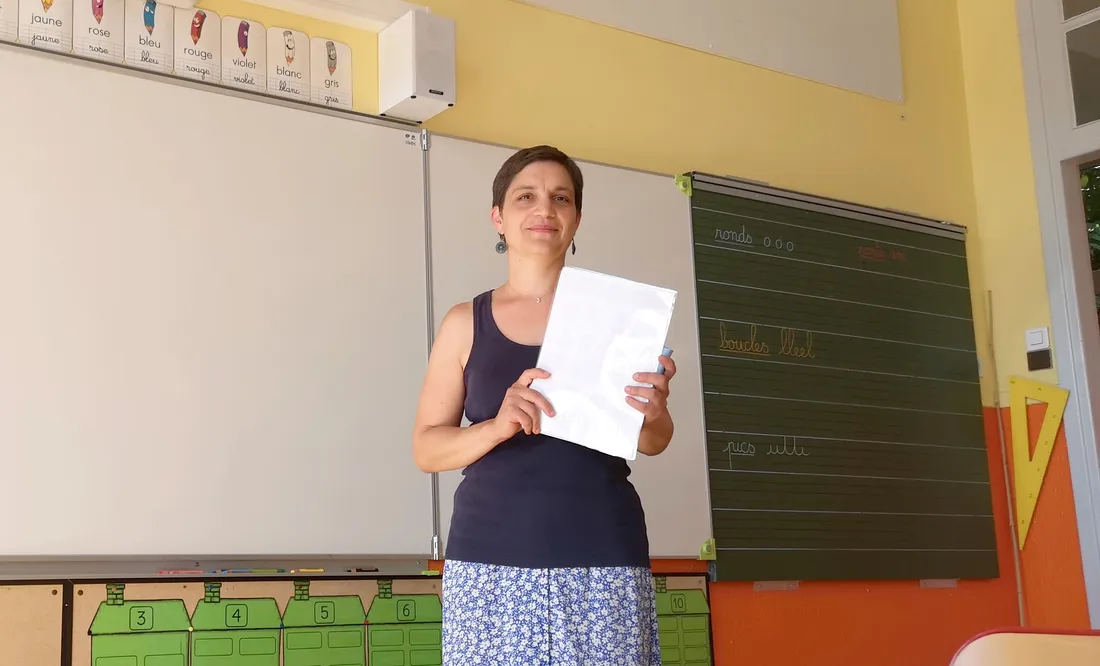Pascale Orgelet s'apprête à faire sa quatrième rentrée scolaire à l'école Victor Hugo de Blois.