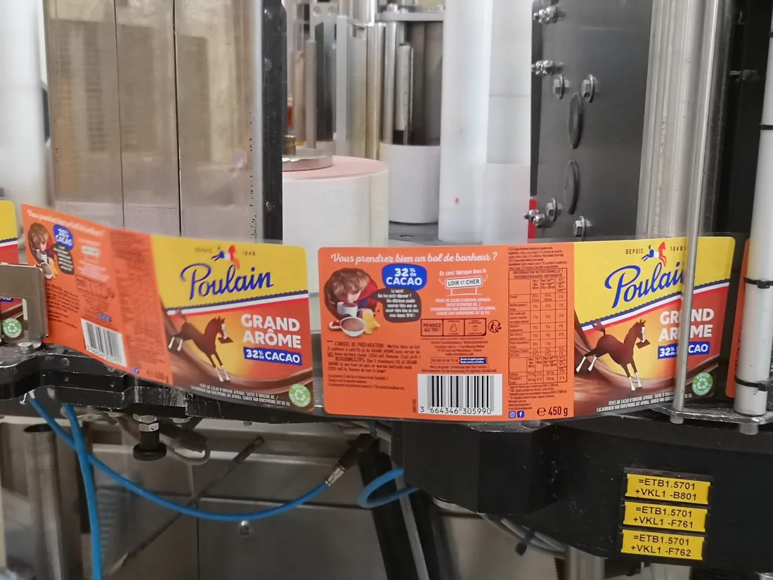 L'entreprise Carambar & Co à Villebarou fabrique le célèbre chocolat Poulain.