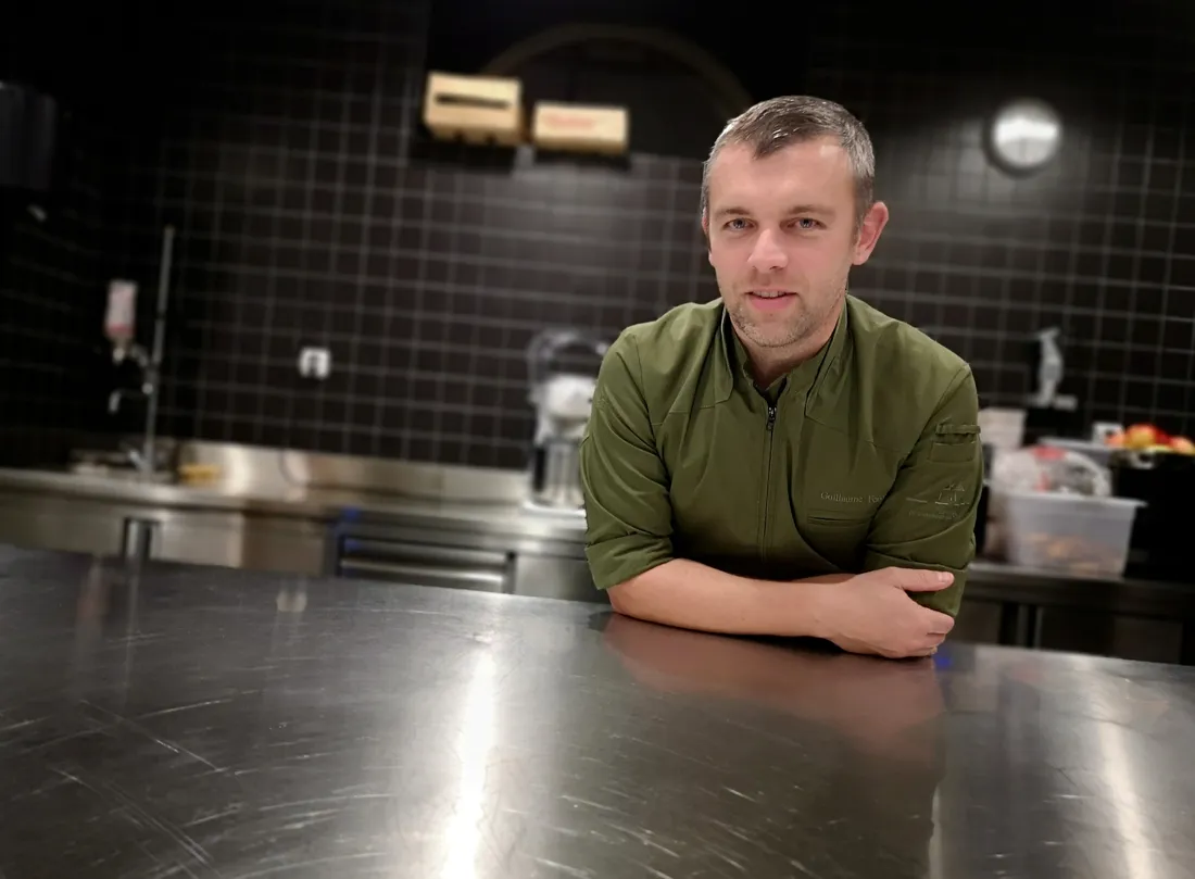 Guillaume Foucault officie désormais dans les cuisines du Grand Chaume à Chaumont-sur-Loire