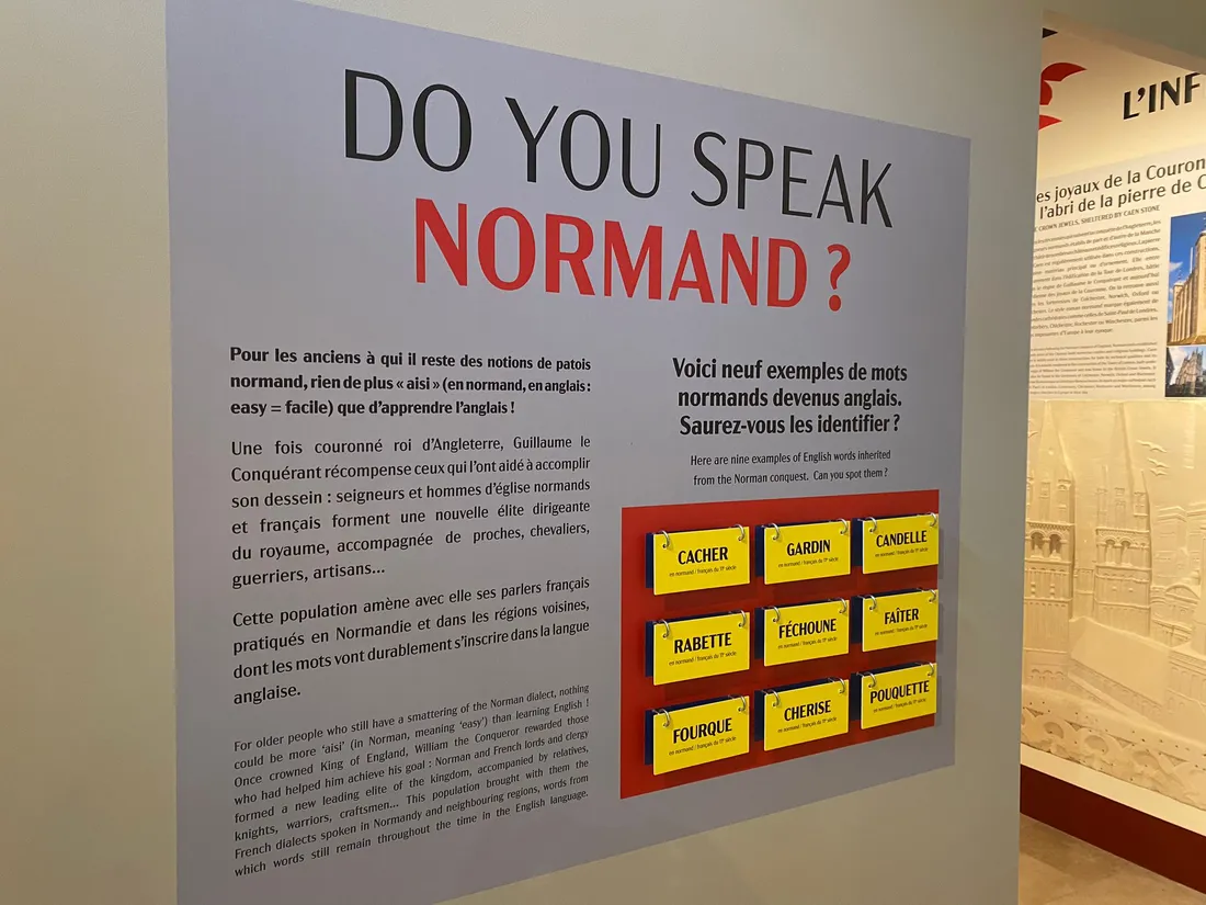 Les mots normands dans la langue anglaise