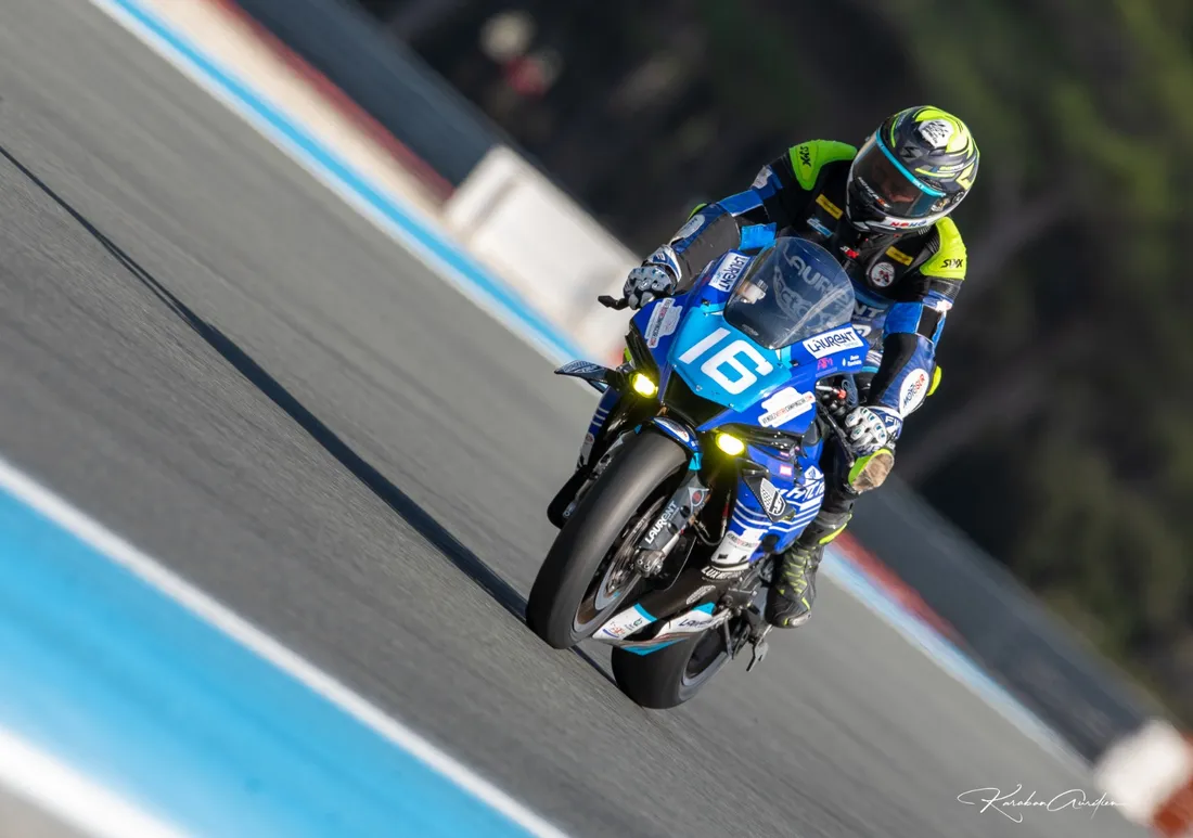 Le pilote moto calvadosien Firmin Prodhomme