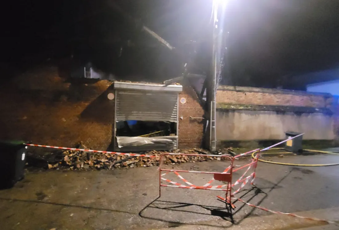 Les dégâts sont très importants