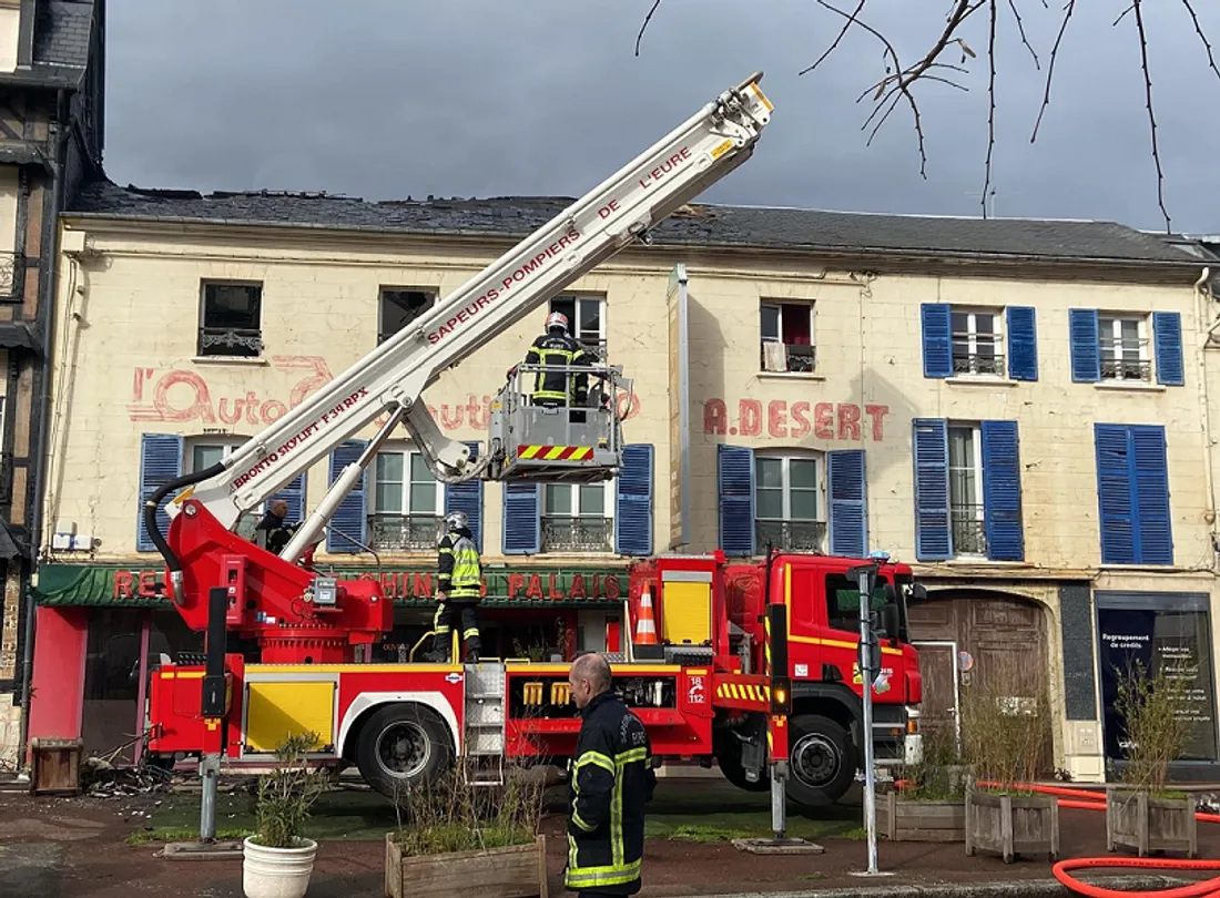 Incendie à Evreux