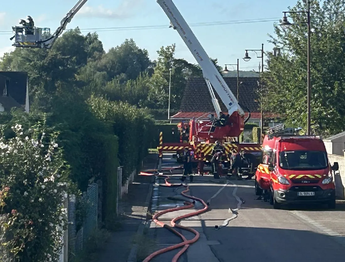 Incendie à Igoville